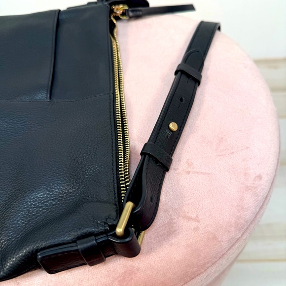 Radley London Black Leather Fountain Road Ziptop Crossbody Bag - Picture 7 of 7